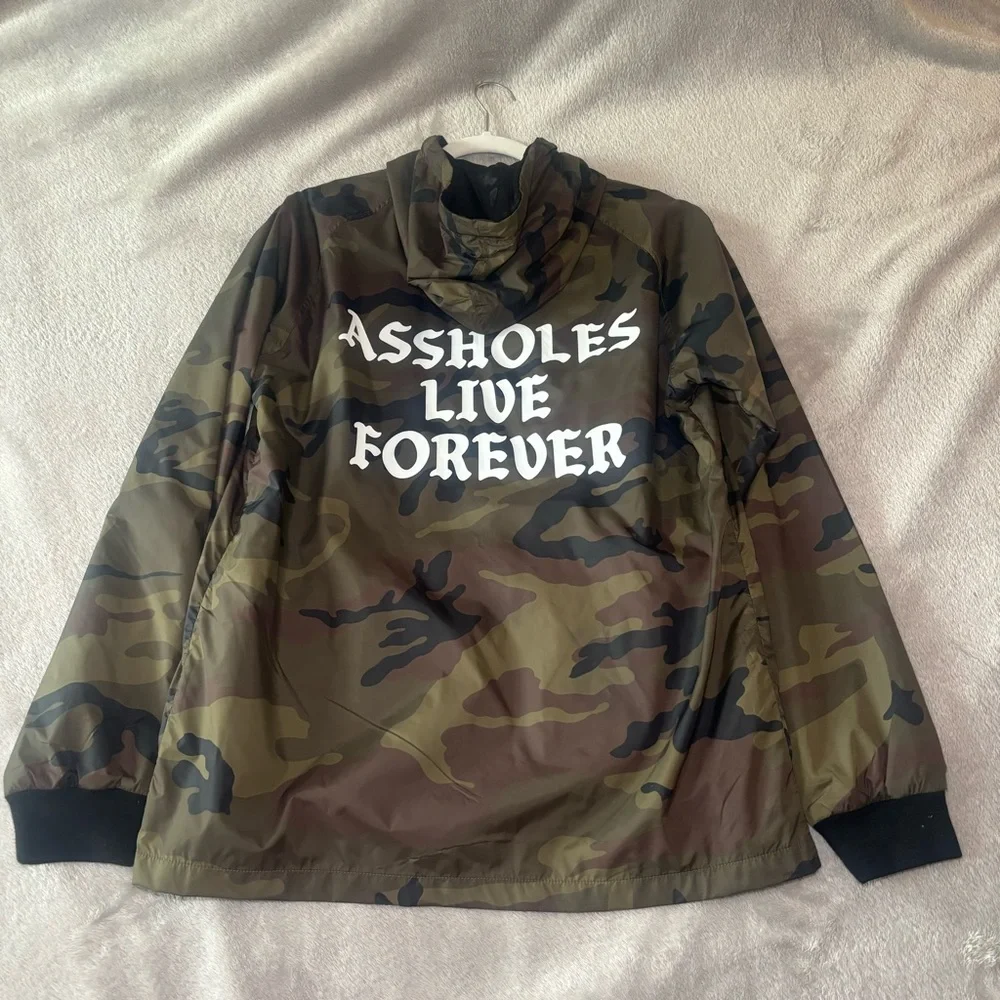 Assholes Live Forever Limited Edition Camo Zip Up Windbreaker - Picture 3 of 4